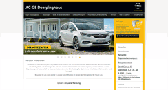 Desktop Screenshot of opel-doerpinghaus.de